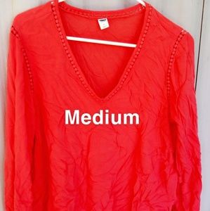 Thin long sleeve top